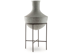 Estonbank Distressed Cream Vase 28" - Ornate Home
