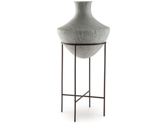 Estonbank Distressed Cream Vase 35" - Ornate Home