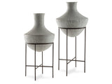 Estonbank Distressed Cream Vase Set - A2000748A1 - Ornate Home