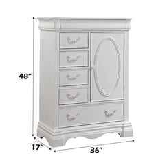 Estrella Youth Chest in White - Ornate Home