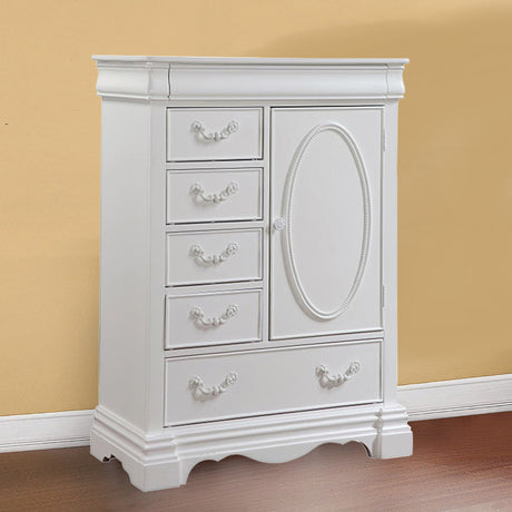 Estrella Youth Chest in White - Ornate Home