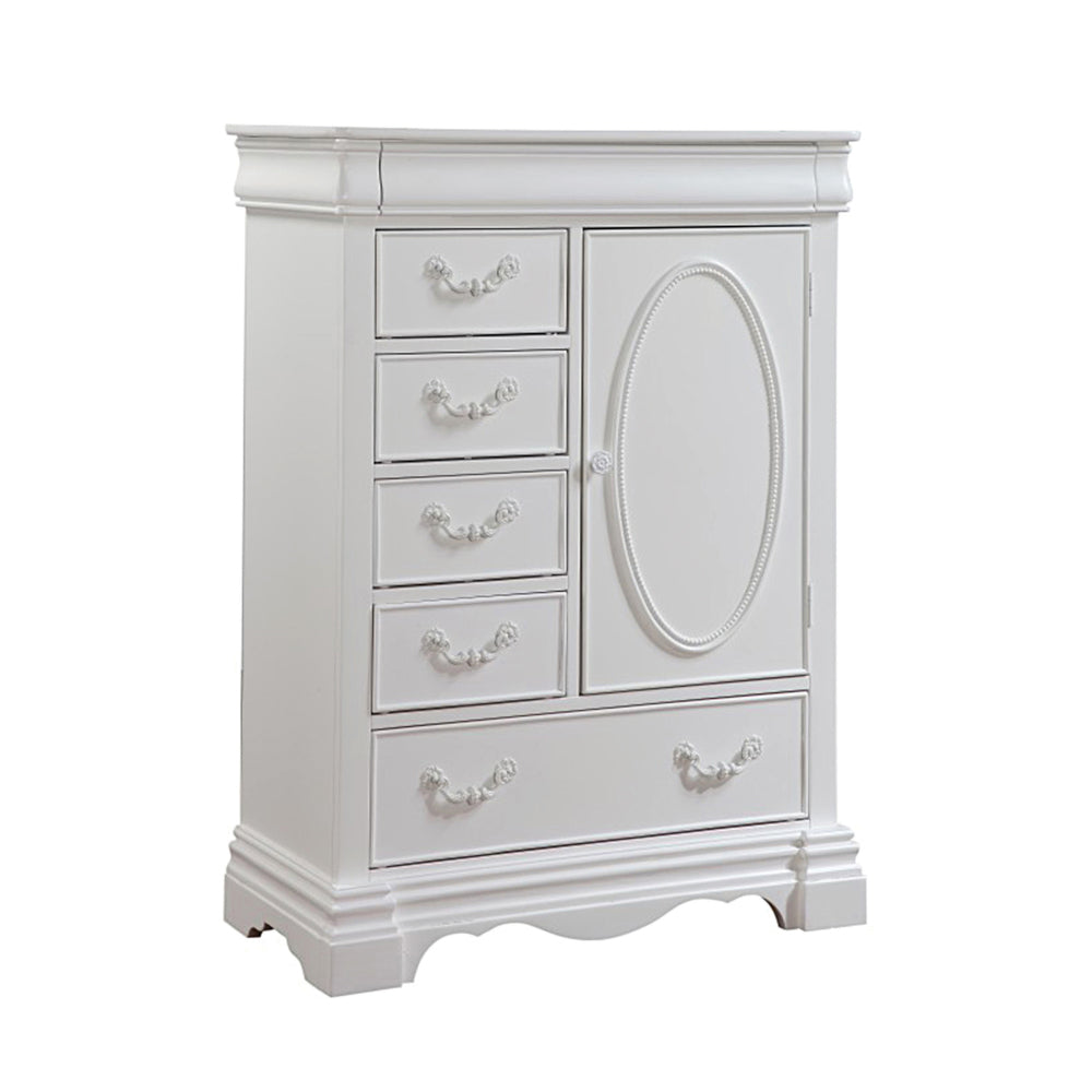Estrella Youth Chest in White - Ornate Home