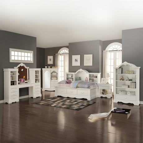 Estrella Youth Daybed w/Storage in White - Ornate Home