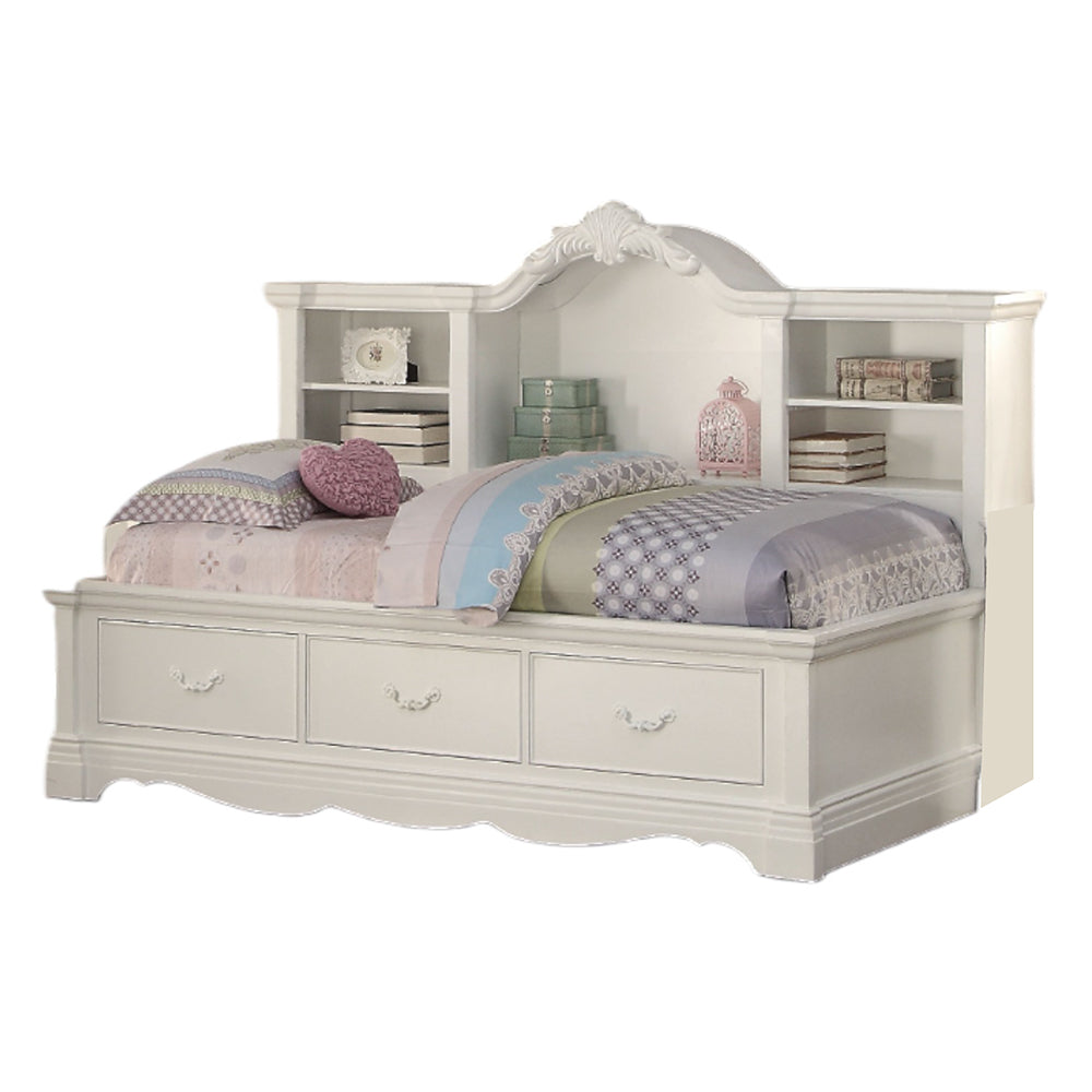 Estrella Youth Daybed w/Storage in White - Ornate Home