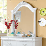 Estrella Youth Dresser Mirror in White - Ornate Home
