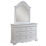 Estrella Youth Dresser Mirror in White - Ornate Home