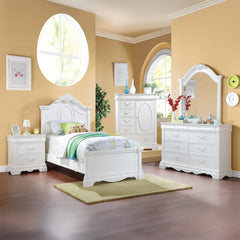 Estrella Youth Dresser in White - Ornate Home
