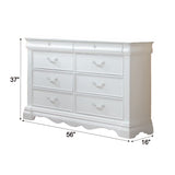 Estrella Youth Dresser in White - Ornate Home