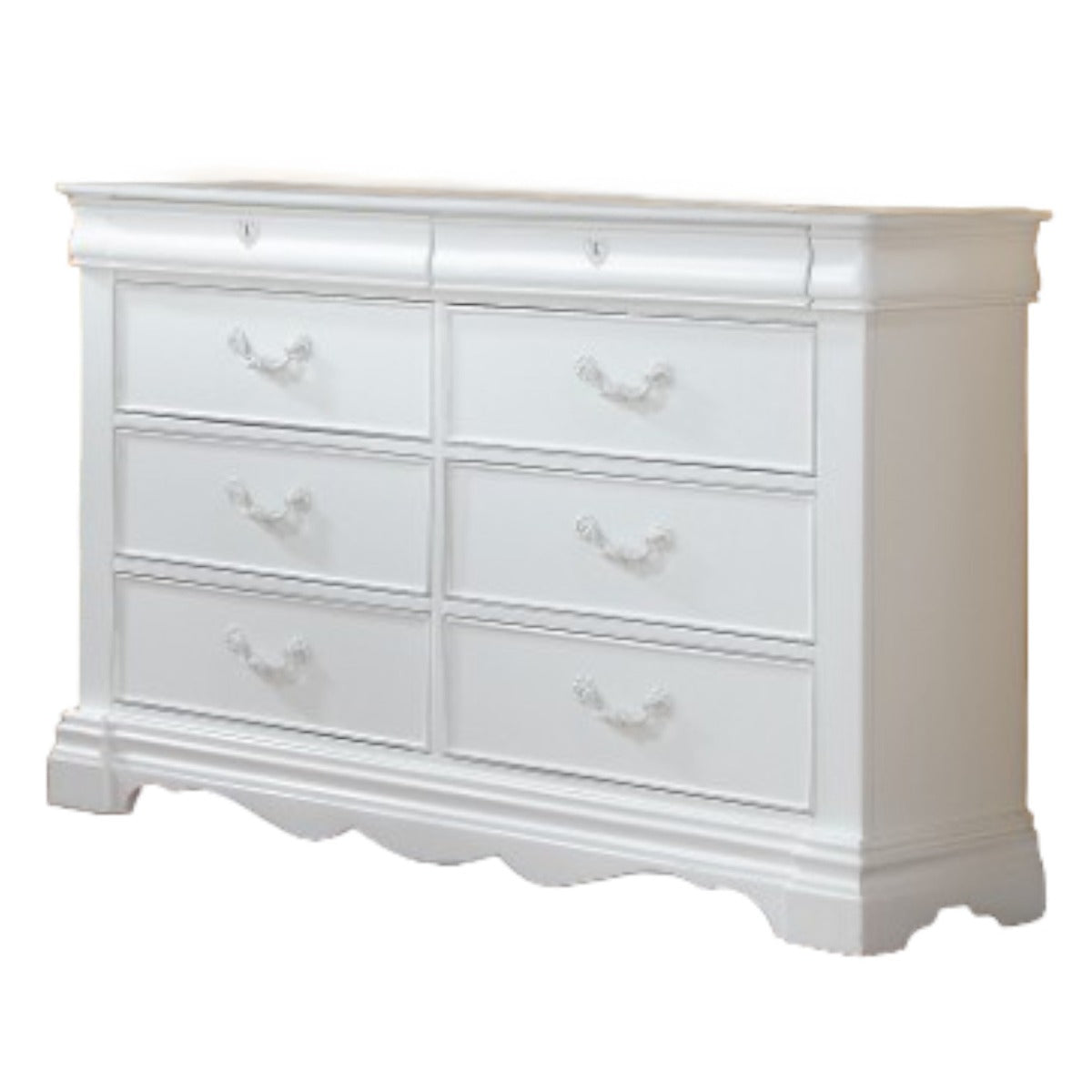 Estrella Youth Dresser in White - Ornate Home