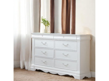 Estrella Youth Dresser in White - Ornate Home