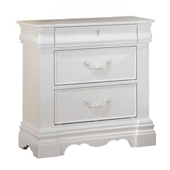 Estrella Youth Nightstand in White - Ornate Home
