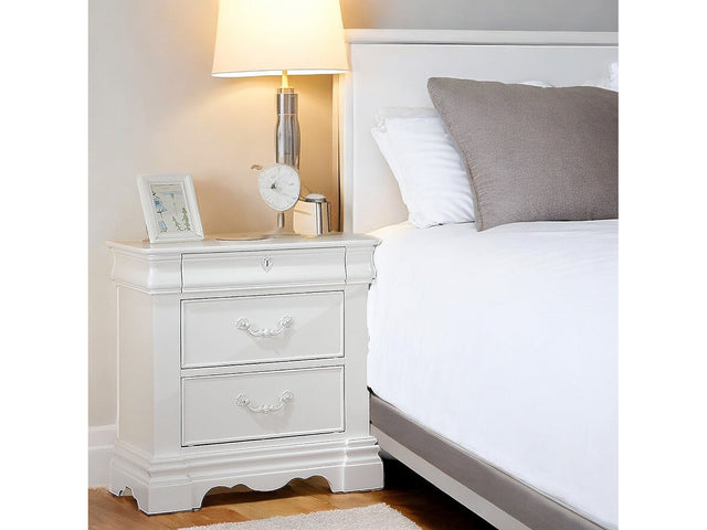Estrella Youth Nightstand in White - Ornate Home