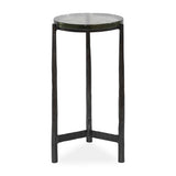 Eternity Black Iron & Glass Accent Table - Ornate Home