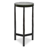 Eternity Black Iron & Glass Accent Table - Ornate Home
