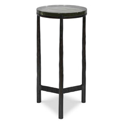 Eternity Black Iron & Glass Accent Table - Ornate Home