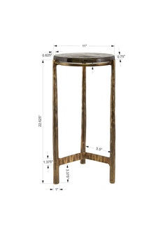 Eternity Brass Accent Table - Ornate Home