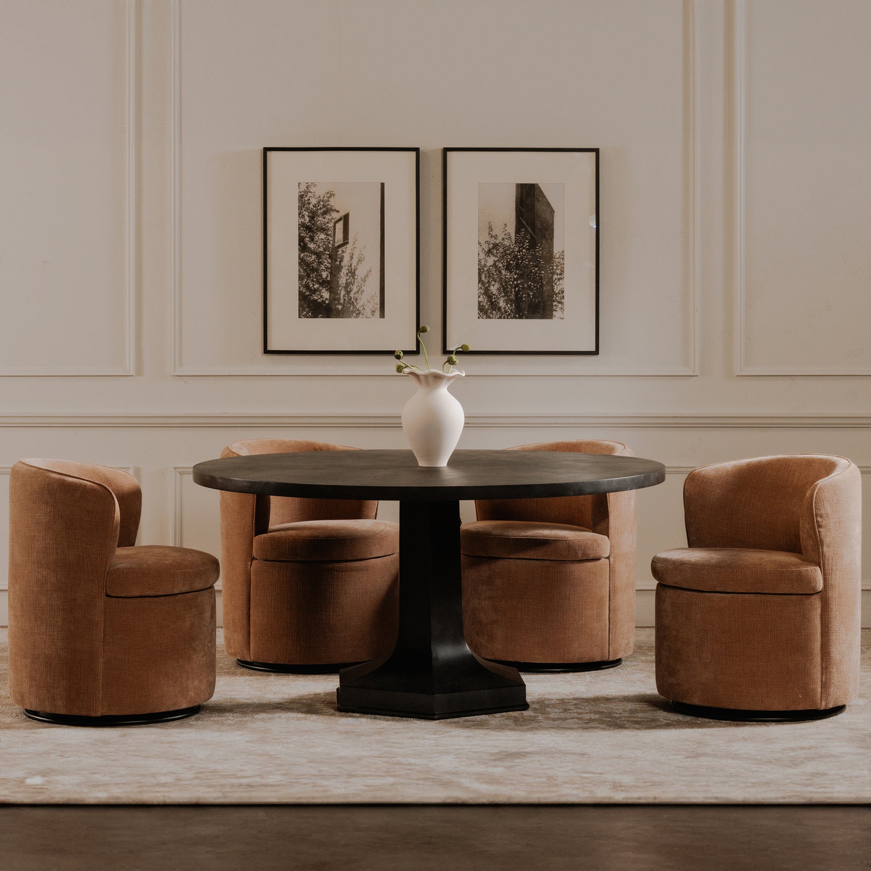 Ethan Black Dining Table - Ornate Home