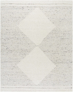 Ethara Ivory Charcoal Global Bohemian Tribal Pattern Wool Handmade Area Rug - Clearance - Ornate Home