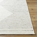 Ethara Ivory Charcoal Global Bohemian Tribal Pattern Wool Handmade Area Rug - Clearance - Ornate Home