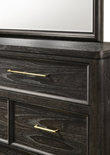 Ethel Dark Brown Panel Bedroom Set - Ornate Home