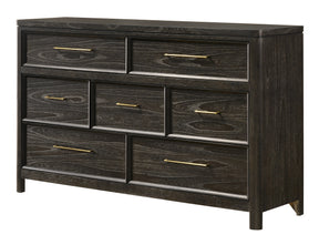 Ethel Dark Brown Panel Bedroom Set - Ornate Home