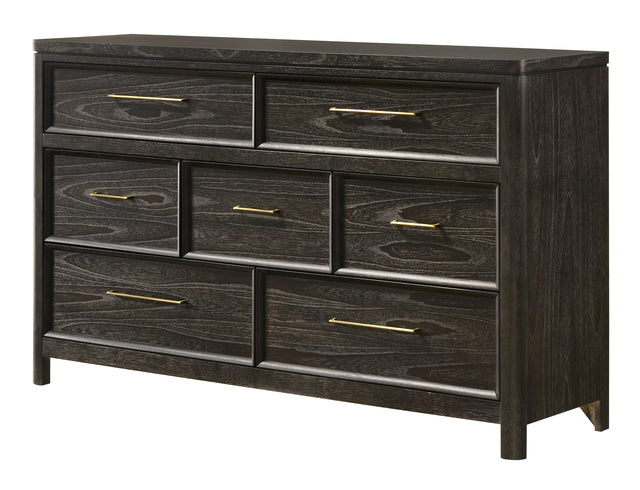 Ethel Dark Brown Panel Bedroom Set - Ornate Home