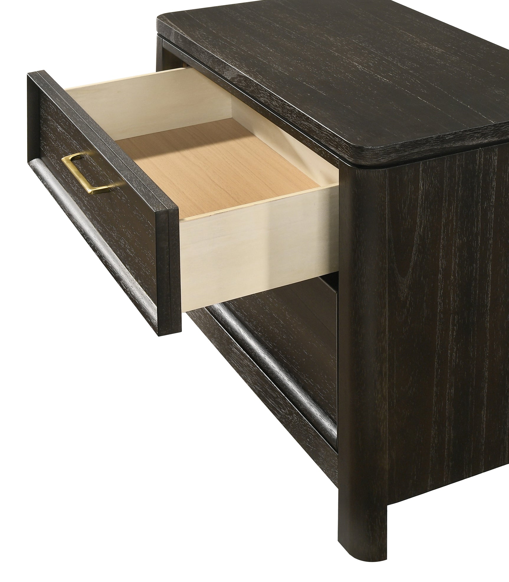 Ethel Dark Brown Nightstand - Ornate Home