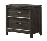 Ethel Dark Brown Nightstand - Ornate Home