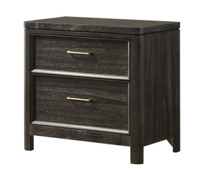 Ethel Dark Brown Nightstand - Ornate Home