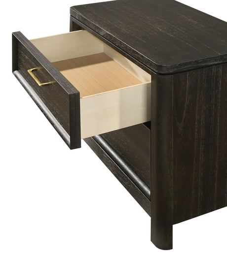 Ethel Dark Brown Panel Bedroom Set - Ornate Home