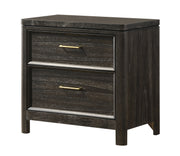 Ethel Dark Brown Nightstand - Ornate Home