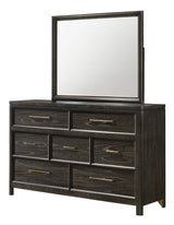 Ethel Dark Brown Panel Bedroom Set - Ornate Home