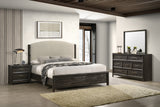 Ethel Dark Brown Panel Bedroom Set - Ornate Home