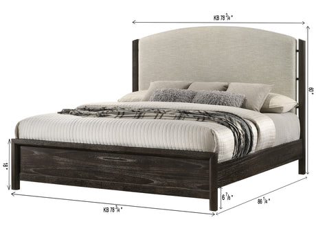 Ethel Dark Brown Panel Bedroom Set - Ornate Home