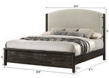 Ethel Dark Brown Panel Bedroom Set - Ornate Home
