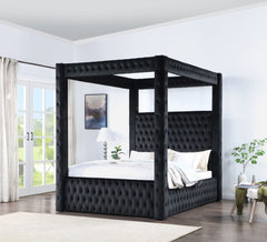 Etherea Black Queen Bed - Ornate Home