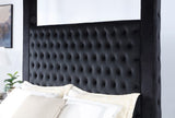 Etherea Black Queen Bed - Ornate Home
