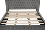 Etherea Gray Queen Bed - Ornate Home