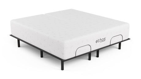 Ethos Avani 2.0 10" Medium White Wrap Split Head California King Mattress - Ornate Home