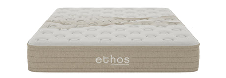 Ethos Cove Hybrid 13" Firm Beige&White Twin Mattress - Ornate Home