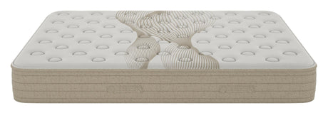 Ethos Cove Hybrid 13" Firm Beige&White Twin Mattress - Ornate Home