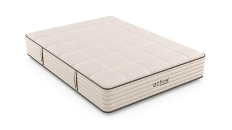 Ethos Organic Hybrid 12" Medium Grey&White Twin XL Mattress - Ornate Home