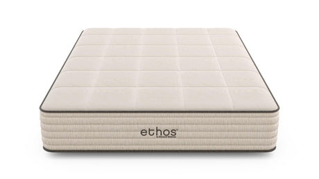 Ethos Organic Hybrid 12" Medium Grey&White Twin XL Mattress - Ornate Home