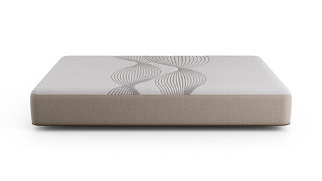 Ethos Thrive All Foam 10" Medium Beige&White Queen Mattress - Ornate Home