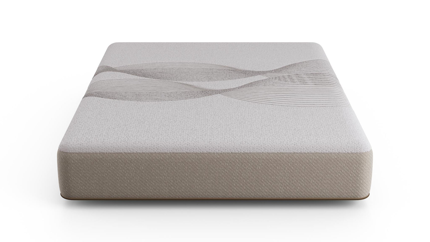 Ethos Thrive All Foam 10" Medium Beige&White Twin XL Mattress - Ornate Home