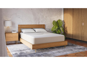 Ethos Thrive All Foam 10" Plush Beige&White King Mattress - Ornate Home