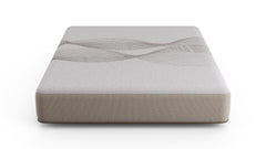 Ethos Thrive All Foam 10" Plush Beige&White Twin Mattress - Ornate Home