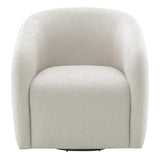 Etienne Beige Chair W/Swivel - Ornate Home