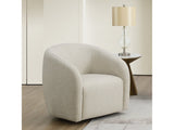 Etienne Beige Chair W/Swivel - Ornate Home