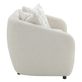 Etienne Beige Loveseat W/3 Pillows - Ornate Home